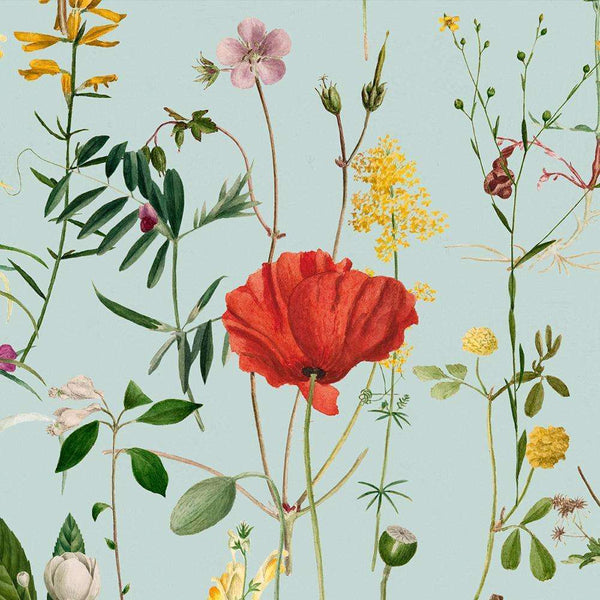 Aquafleur-wallpaper-Mind the Gap-Aquamarine-300 cm (standaard)-WP20174-Selected Wallpapers
