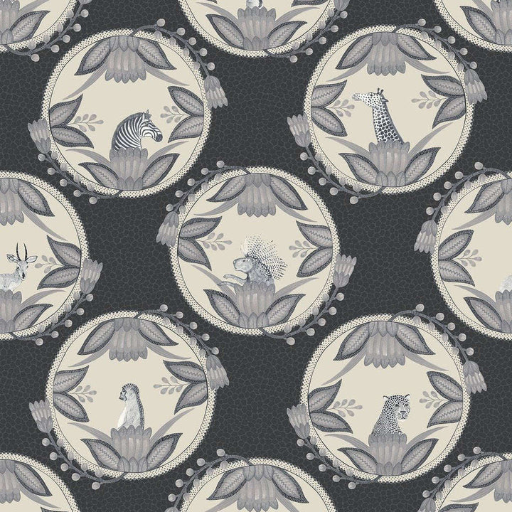 Ardmore Cameos-Behang-Tapete-Cole & Son-Soot & Snow-Rol-109/9043-Selected Wallpapers