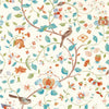 Aril's Garden-Tapete-Sanderson-Teal/Russet-Rolle-217235-Selected Wallpapers