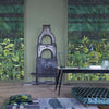 Arjuna Leaf With Peacock-behang-Designers Guild-Viridian-Set-PDG1069/01-Selected Wallpapers