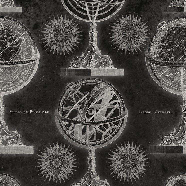 Armillary-behang-Mind the Gap-Black-300 cm (standaard)-WP20030-Selected Wallpapers