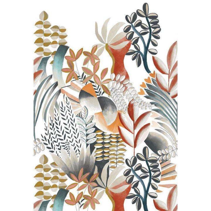 Artemis-behang-Tapete-Casamance-Blanc/Multicolore-Set-74870202-Selected Wallpapers
