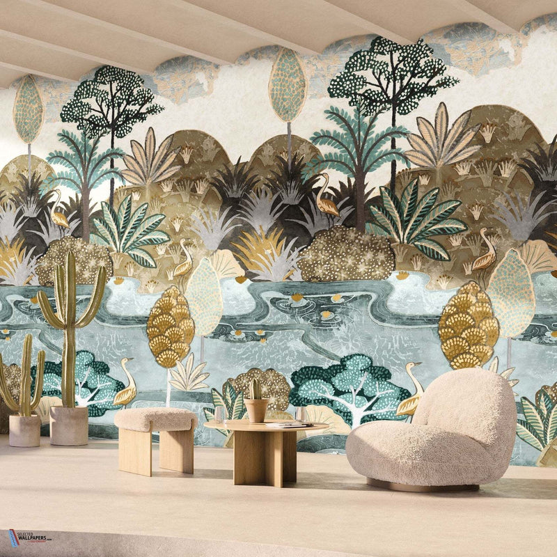 Aruba papier peint de Casamance