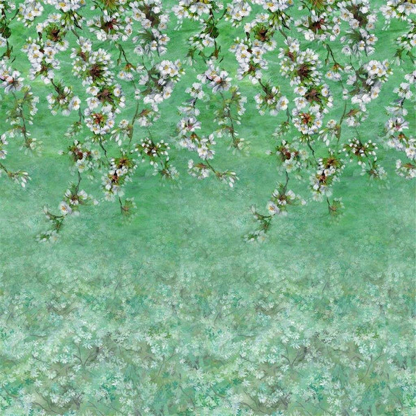 Assam Blossom-behang-Designers Guild-Emerald-Set-PDG1133/03-Selected Wallpapers