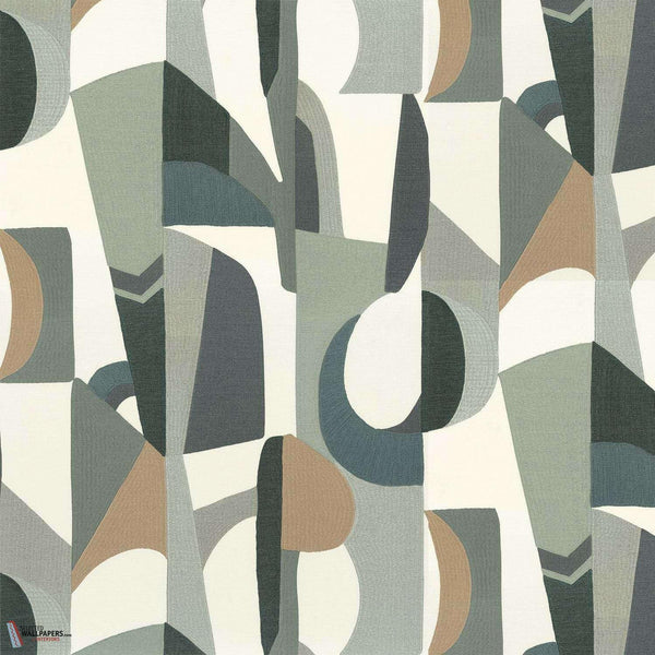 Assemblage-Wallpaper-Casamance-Blanc/Vert-Roll-75460406-Selected Wallpapers