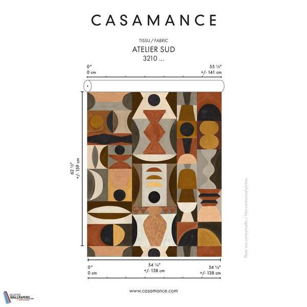 Atelier Sud stof-Casamance-Selected Wallpapers