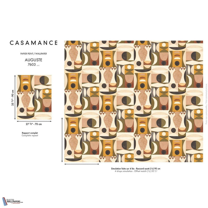 Auguste-Behang-Tapete-Casamance-Selected Wallpapers