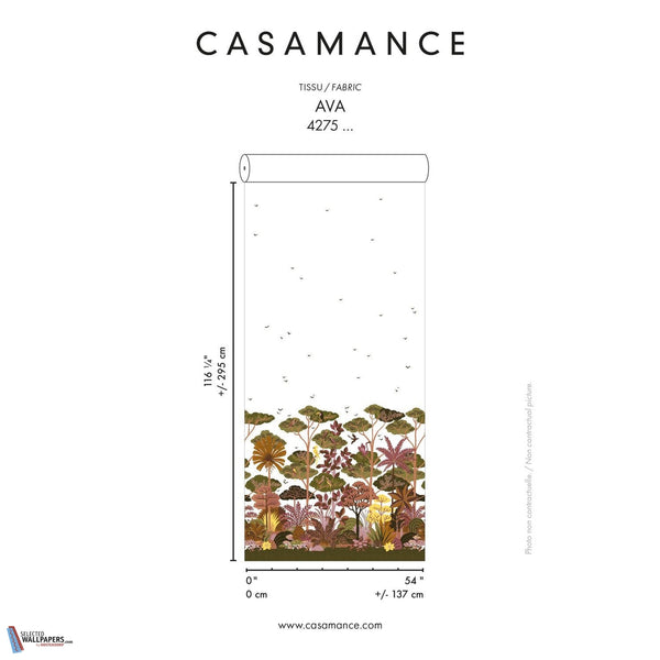 Ava stof-Casamance-Selected Wallpapers