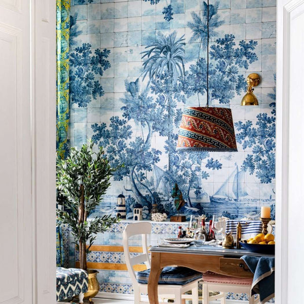 Azure mural-behang-Mind the Gap-Selected Wallpapers