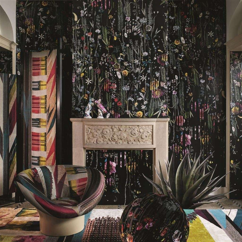 Babylonia Nights Panoramic wallpaper in Crepuscule by Designers Guild