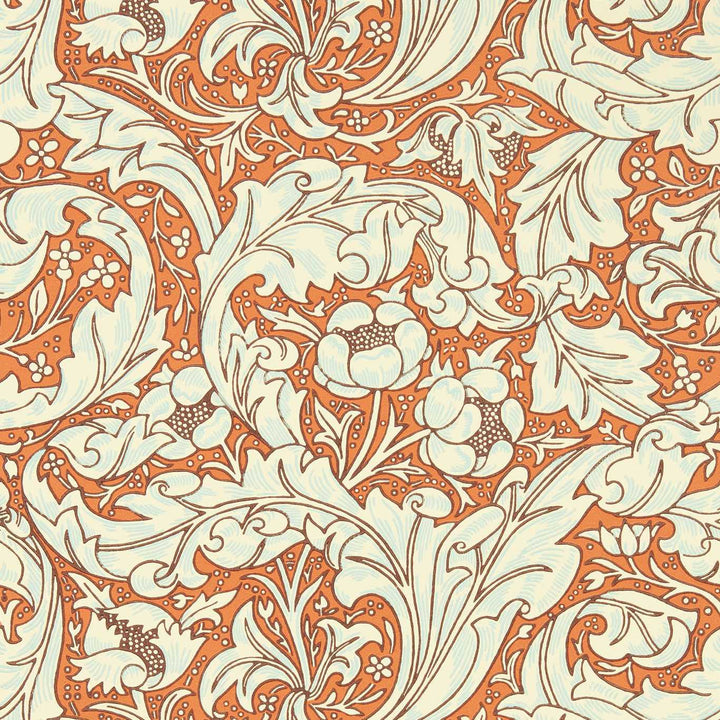 Bachelors Button-Behang-Tapete-Morris & Co-Burnt Orange-Rol-217097-Selected Wallpapers