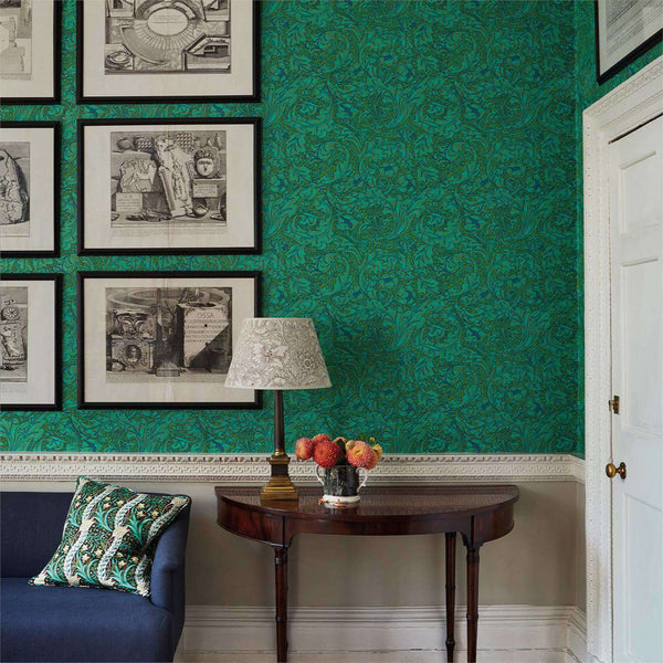 Bachelors Button-wallpaper-Morris & Co-Selected Wallpapers