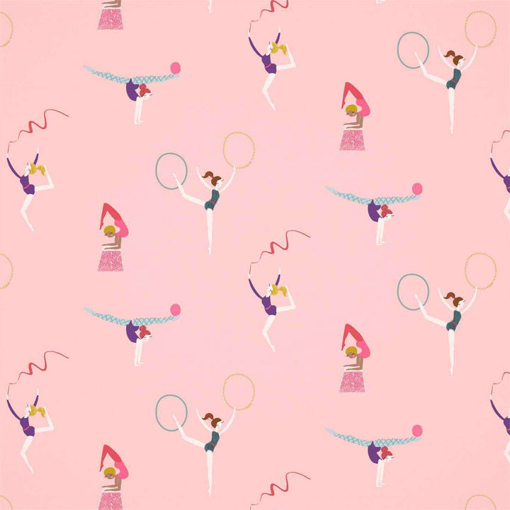 Balancing Act-behang-Tapete-Harlequin-Blossom/Raspberry-Rol-112644-Selected Wallpapers