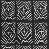 Bamana-behang-Mind the Gap-Zwart / Wit-300 cm (standaard)-WP20410-Selected Wallpapers