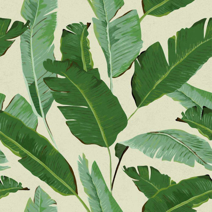 Banana Leaves-behang-Tapete-Mind the Gap-Multicolor-300 cm (standaard)-WP20111-Selected Wallpapers