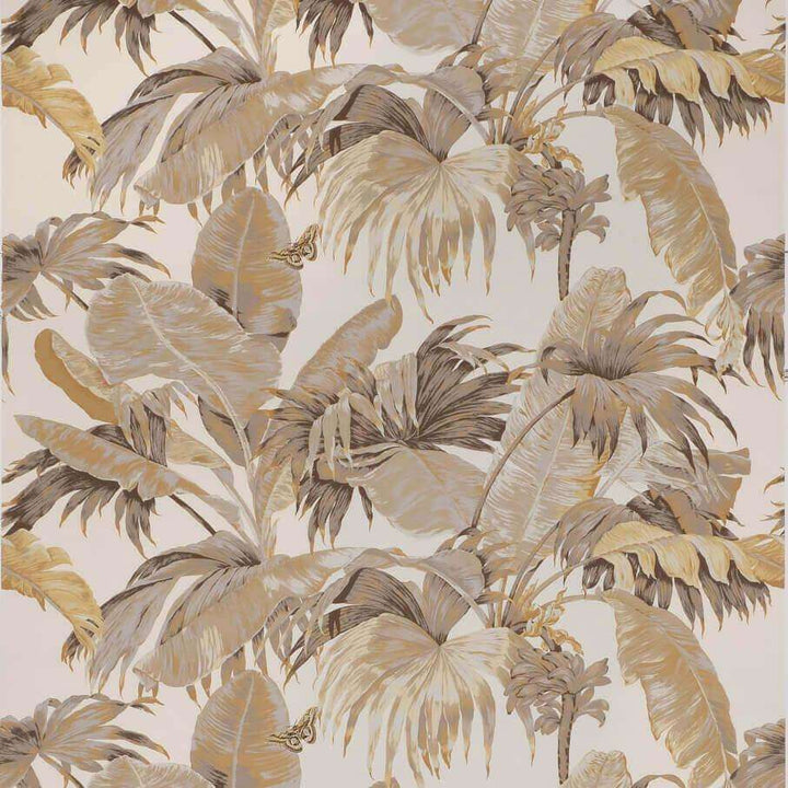Bananier-behang-Tapete-Boussac-Gold Beige-W4630A02-Selected Wallpapers