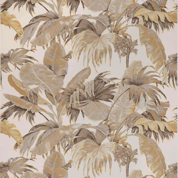 Bananier-behang-Boussac-Gold Beige-W4630A02-Selected Wallpapers