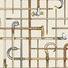 Bastoni-behang-Cole & Son-Beige-Rol-114/14026-Selected Wallpapers