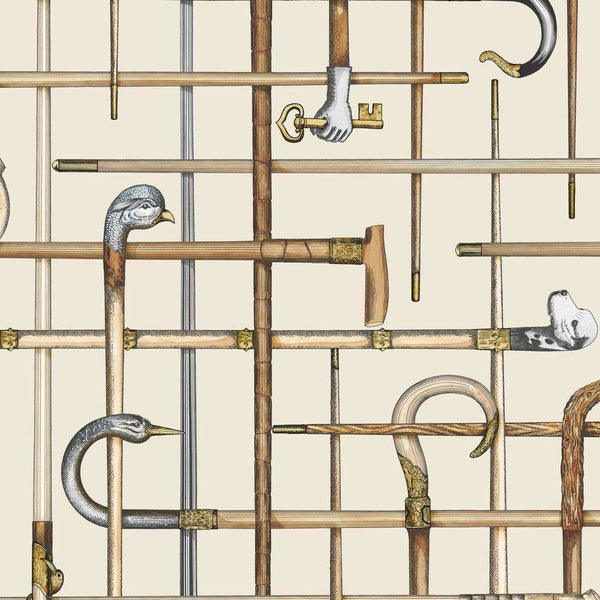 Bastoni-behang-Cole & Son-Beige-Rol-114/14026-Selected Wallpapers