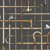 Bastoni-behang-Cole & Son-Antraciet-Rol-114/14028-Selected Wallpapers