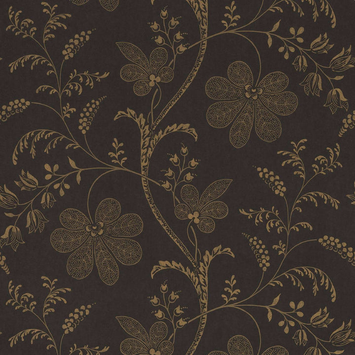 Bedford Square-behang-Tapete-Little Greene-Ebony Gold-Rol-0273BEEBONY-Selected Wallpapers
