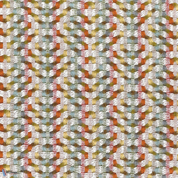 Beguin stof-Casamance-Multico Orange-Meter (M1)-41360101-Selected Wallpapers