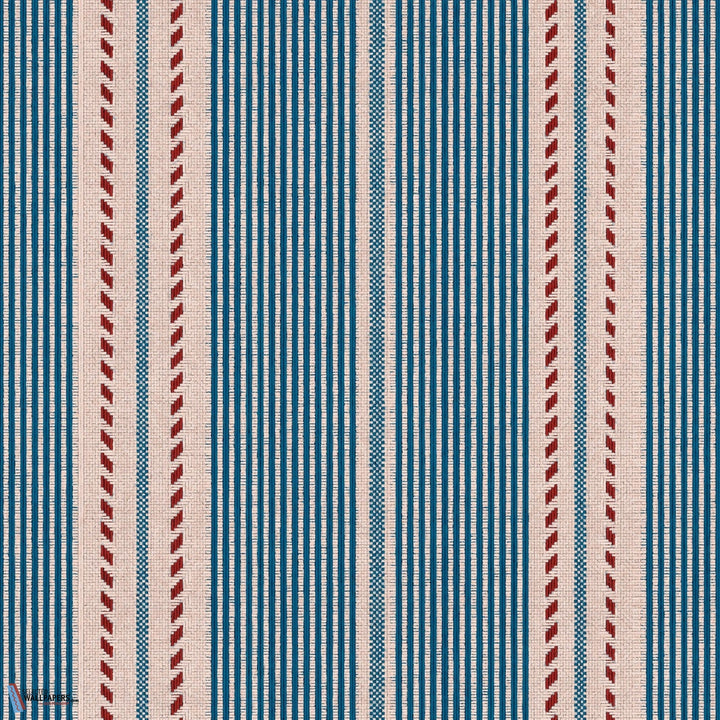 Berber Stripes-behang-Tapete-Mind the Gap-Blue-300 cm (standaard)-WP20757-Selected Wallpapers