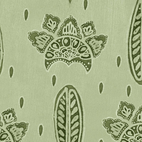 Bethel Batik-Wallpaper-Mind the Gap-Smoke Green-Roll-WP30077-Selected Wallpapers