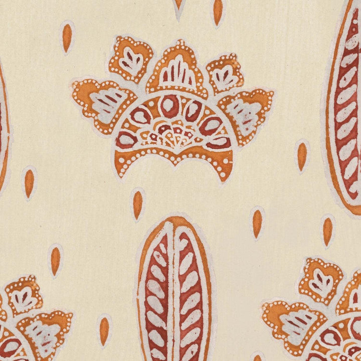 Bethel Batik-Behang-Tapete-Mind the Gap-Orange Red-Rol-WP30078-Selected Wallpapers