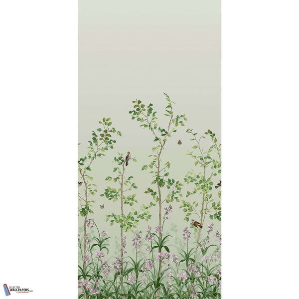 Bird & Bluebell-wallpaper-Little Greene-Selected Wallpapers