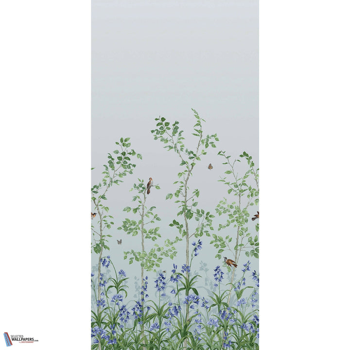 Bird & Bluebell-behang-Tapete-Little Greene-Selected Wallpapers