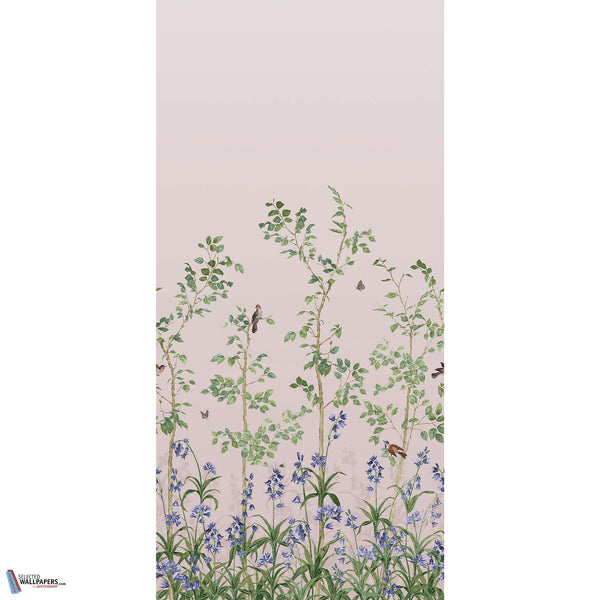 Bird & Bluebell-wallpaper-Little Greene-Selected Wallpapers
