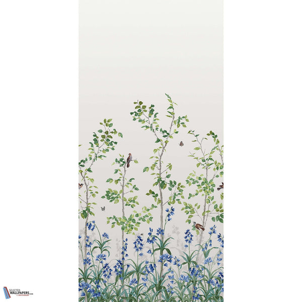 Bird & Bluebell-wallpaper-Little Greene-Selected Wallpapers