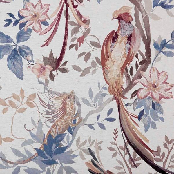 Bird Sonnet-Behang-1838 wallcoverings-Chambray Blue-Rol-2109-157-02-Selected Wallpapers