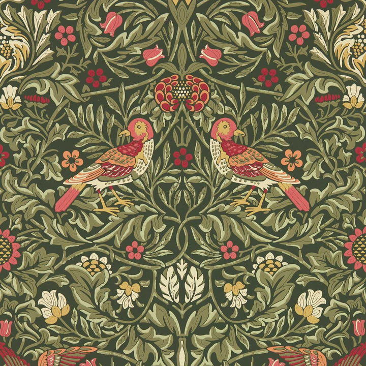 Bird-behang-Tapete-Morris & Co-Wooded Dell-Rol-217194-Selected Wallpapers