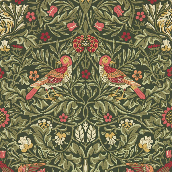Bird-Tapete-Morris & Co-Wooded Dell-Rolle-217194-Selected Wallpapers