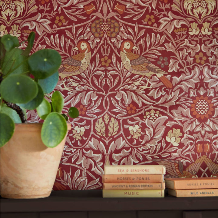 Bird-behang-Tapete-Morris & Co-Selected Wallpapers