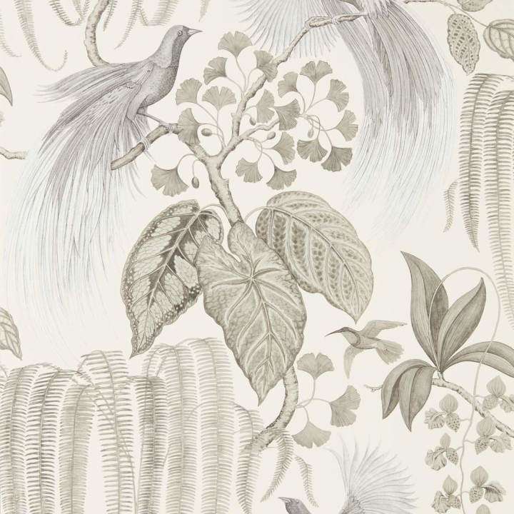 Bird of Paradise-behang-Tapete-Sanderson-Linen-Rol-216652-Selected Wallpapers