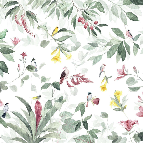 Birds Island-Behang-Les Dominotiers-Non Woven 70 cm-M2-DOM618-Selected Wallpapers