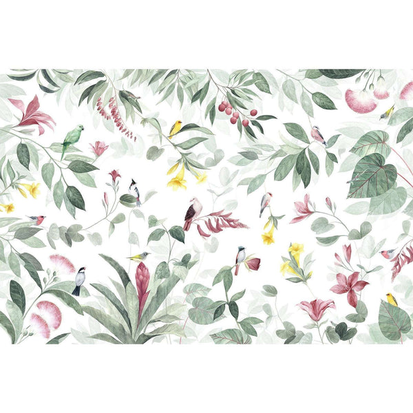 Birds Island-Behang-Les Dominotiers-Selected Wallpapers