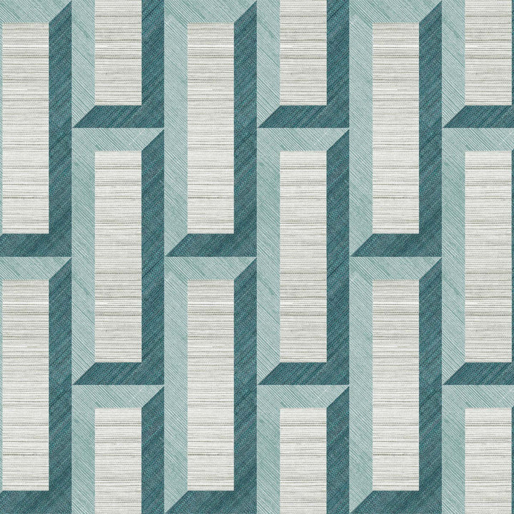Biseau-Behang-Tapete-Arte-Turquoise Teal-Meter (M1)-72721-Selected Wallpapers