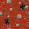 Black Bird-behang-Mind the Gap-Rood-300 cm (standaard)-WP20305-Selected Wallpapers