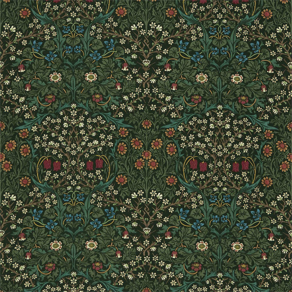 Blackthorn stof-Morris & Co-Green-Meter (M1)-226707-Selected Wallpapers