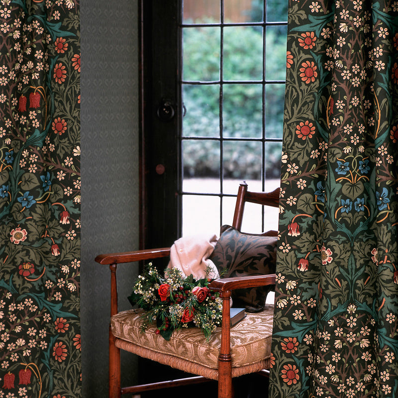 Blackthorn fabric-Morris & Co-Selected Wallpapers