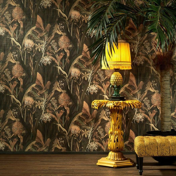 Blooming Pineapple-behang-Tapete-Arte-Selected Wallpapers
