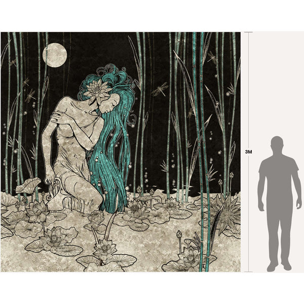 Bluemoon-behang-Inkiostro Bianco-Selected Wallpapers