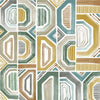 Bogolan-behang-Casamance-Bleu/Vert-Rol-75193988-Selected Wallpapers