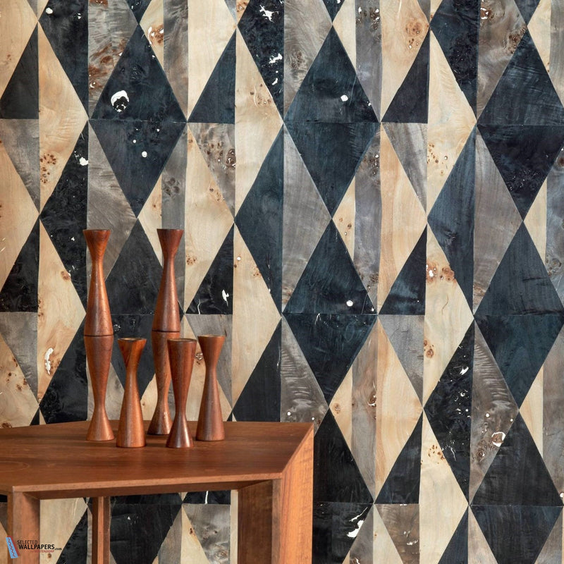 Bois Marbre Arlequin papier peint de CMO Paris