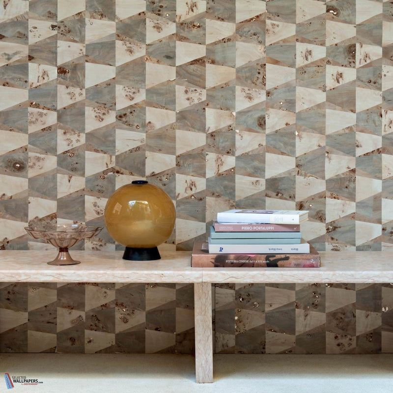 Bois Marbre Ecaille papel pintado de CMO Paris