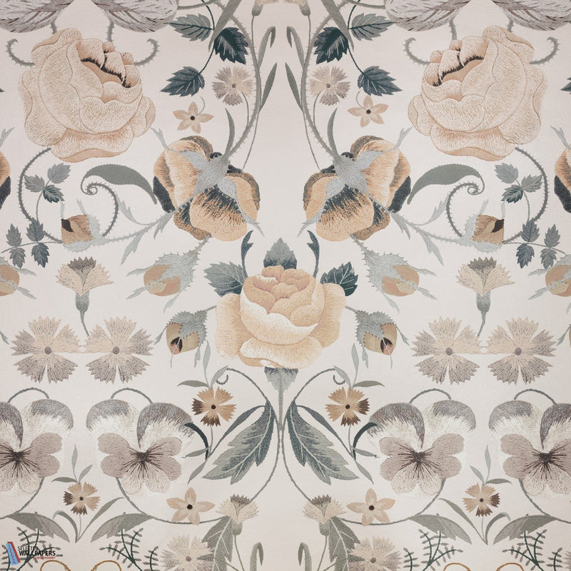 Bonita Shimmer Wallcovering papel pintado en Sonnet de Romo